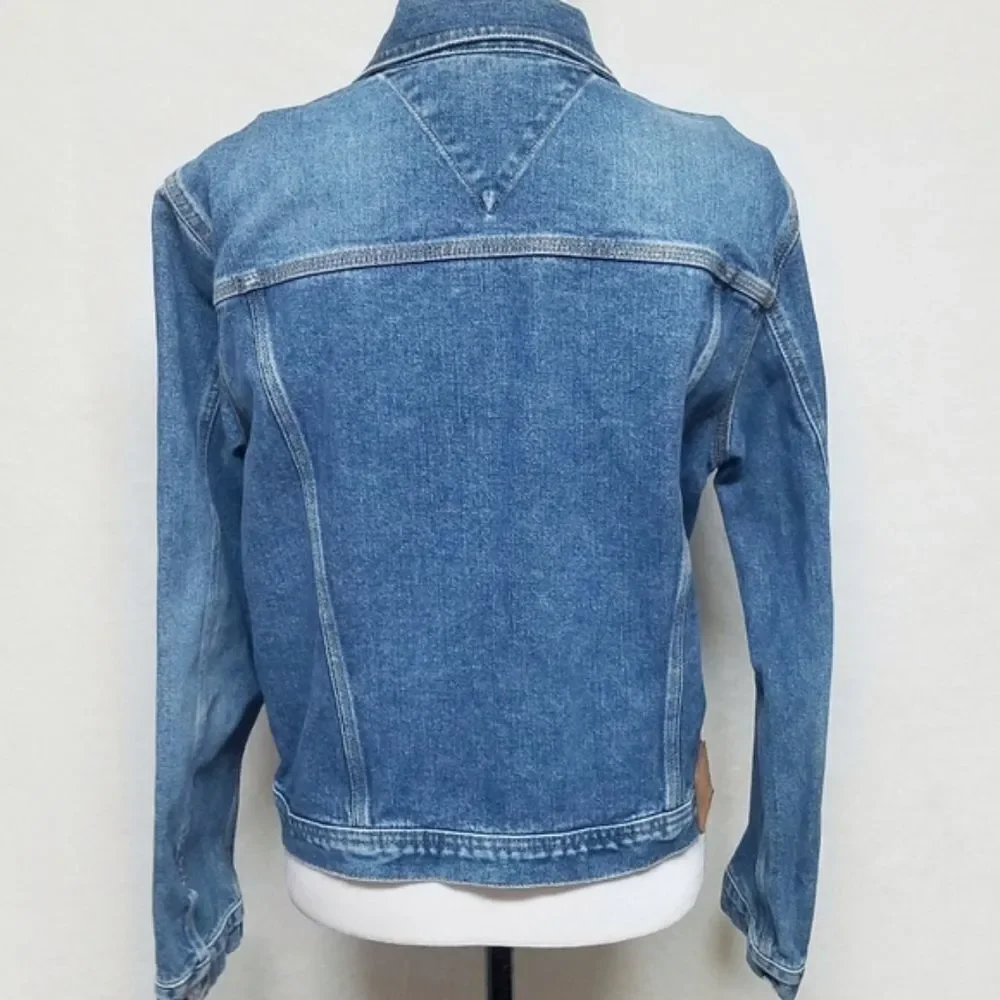 VINTAGE Y2K Tommy Hilfiger Goose Denim Jacket XL
